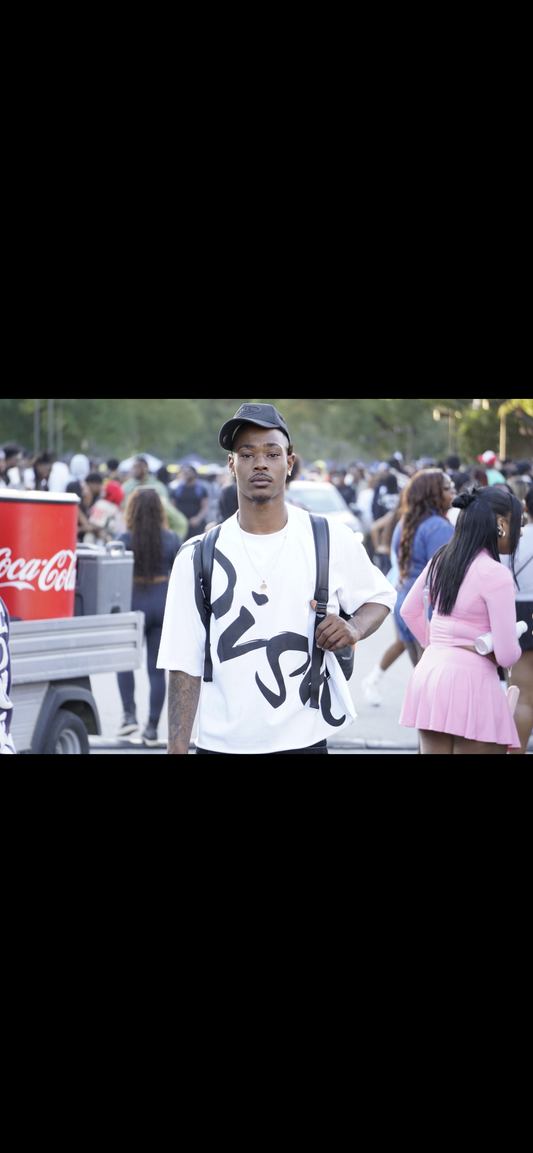 White Risk Rich Crop Tee